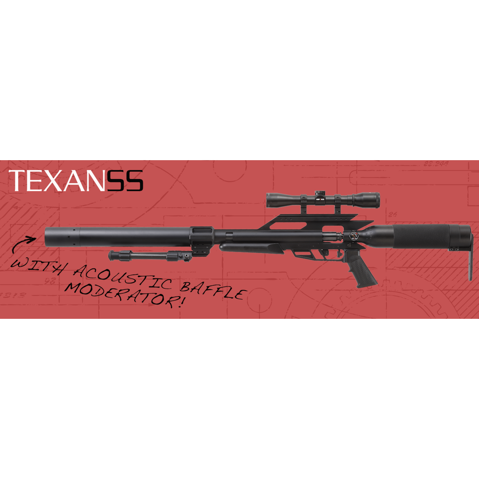 Airforce Texan SS PCP rifle - Image 3